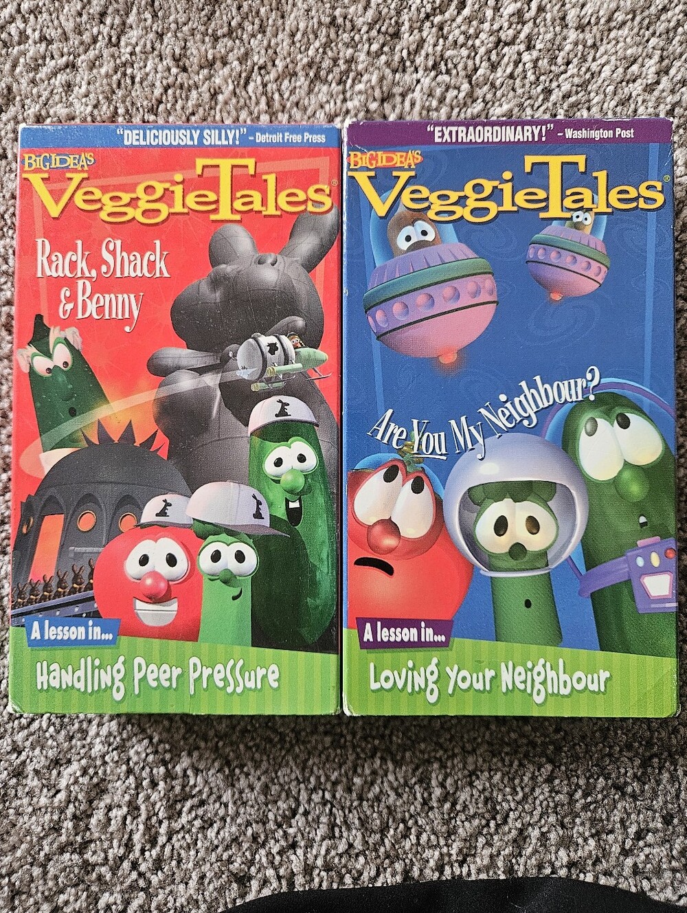 Veggie Tales VHS Set